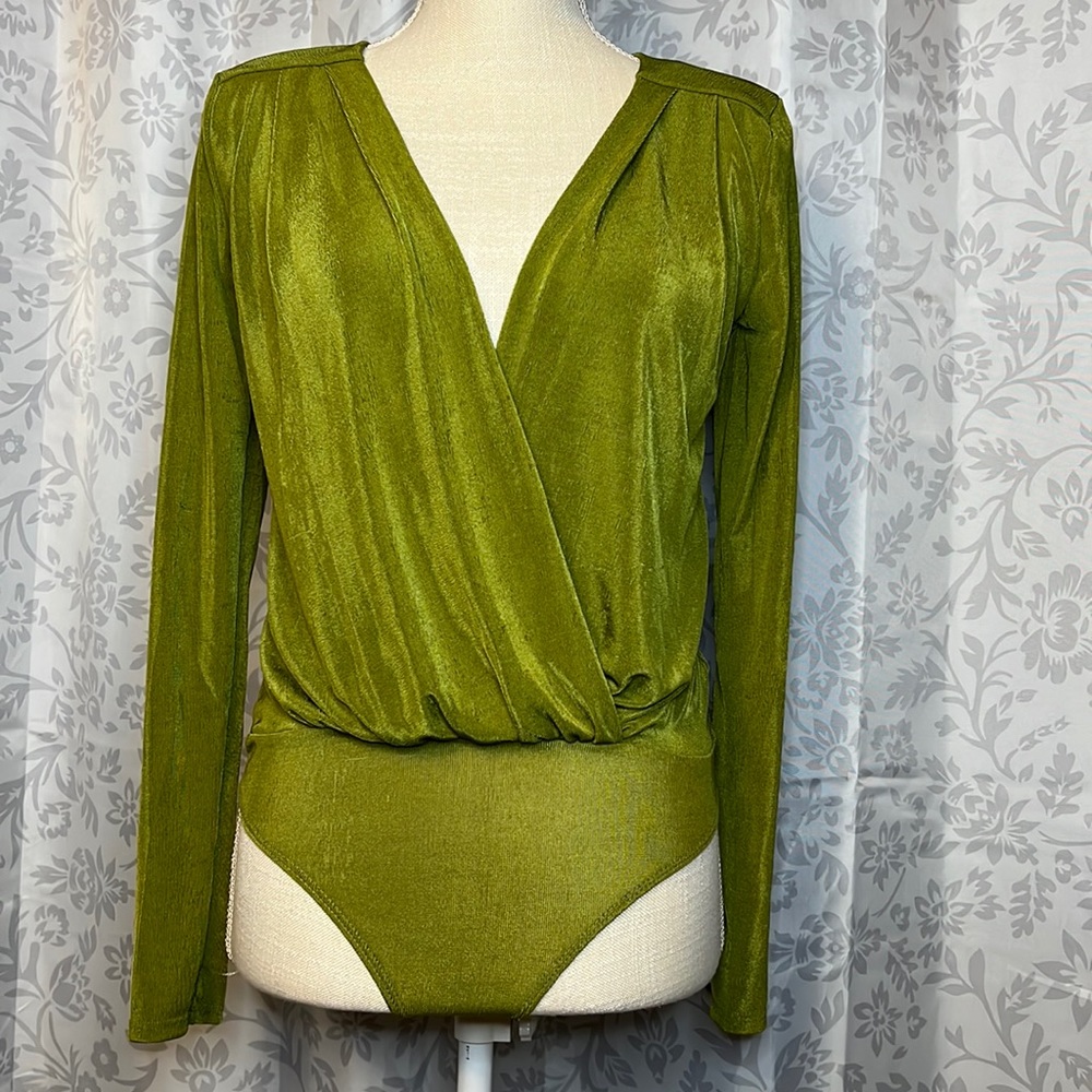 Shoulder Padded Bodysuit